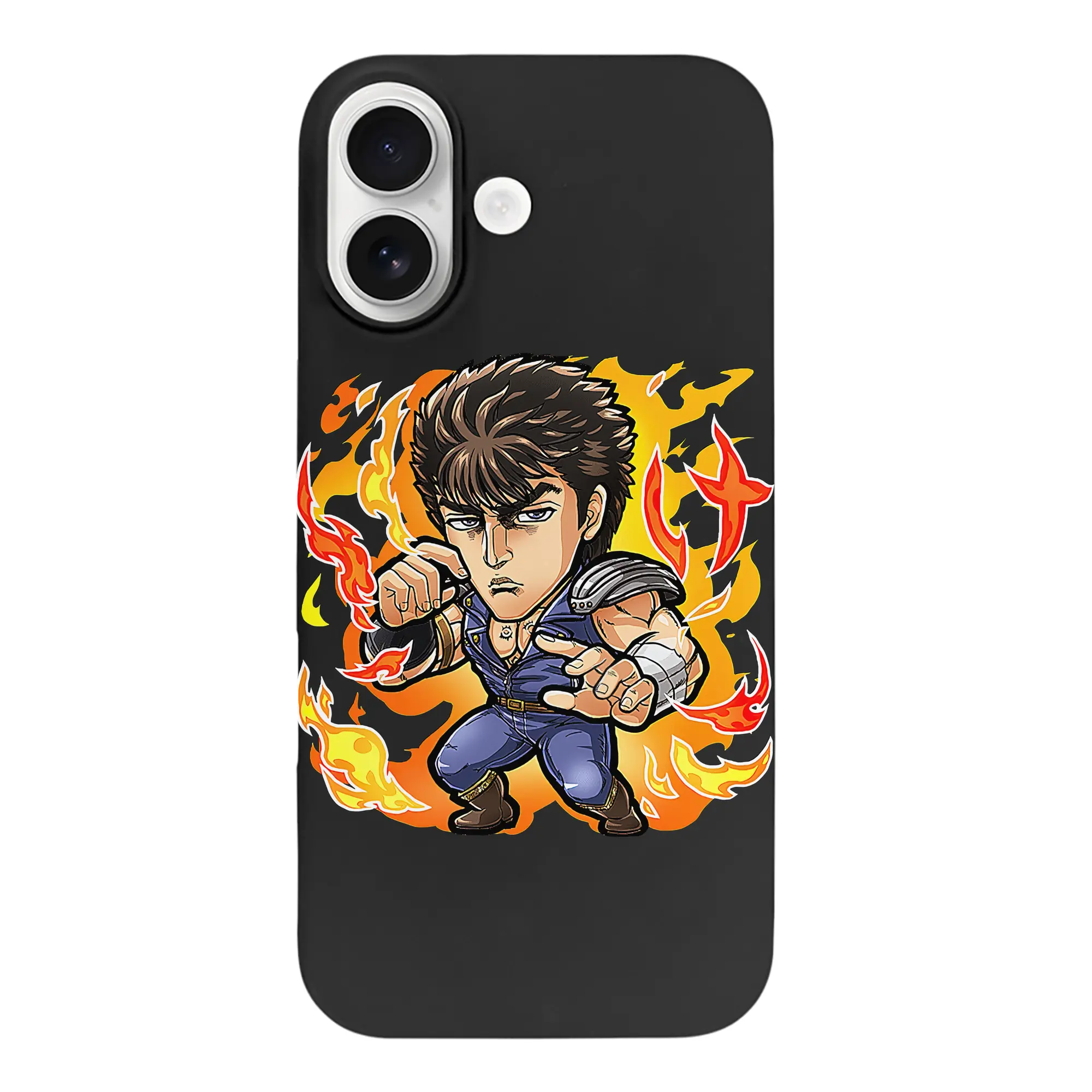 北斗の拳 グッズ,ケンシロウ - iPhone 17 シリーズ シリコンケース 薄型 耐衝撃 指紋防止 ソフトタッチカバー 精密フィット 傷防止 保護ケース iPhone 17/17 Air/17 Pro/17 Pro Max 対応